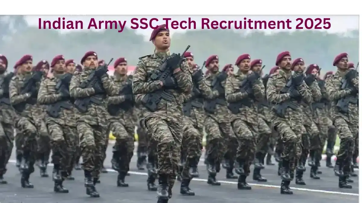Indian Army SSC Tech Recruitment 2025