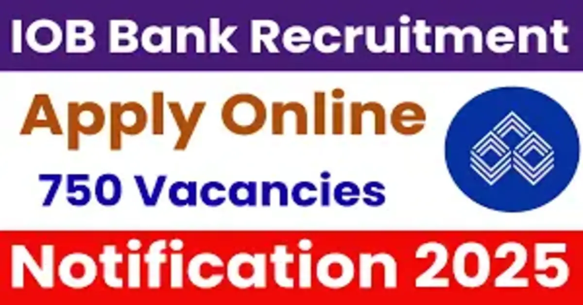 IOB Apprentice Recruitment 2025